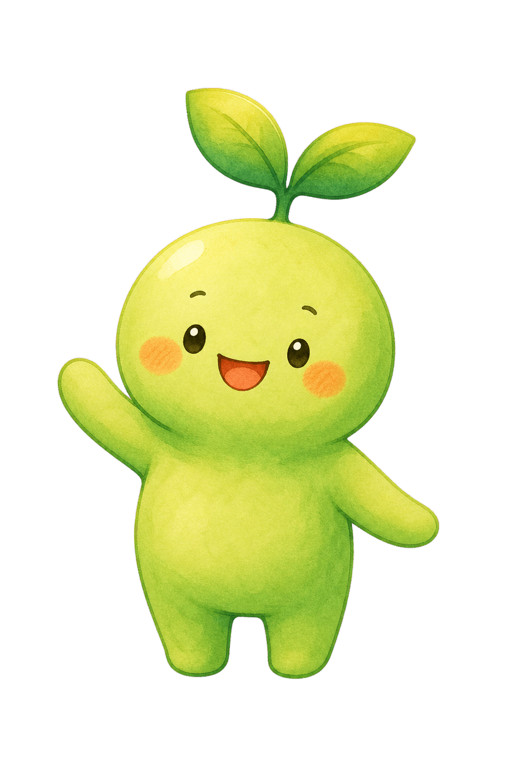 学びを育てるリスキルの森の植物キャラクター